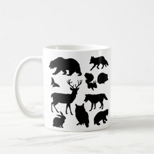 Taza De Café Animales Del Bosque, Vida Silvestre