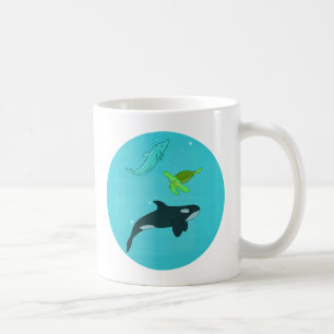 Taza De Café Animales del mar
