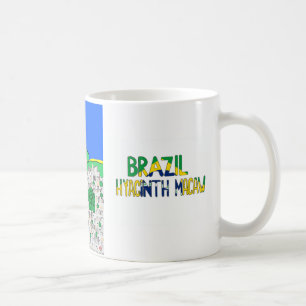 Taza De Café Animales del Mundo, Brasil: Guacamayo Jacinto