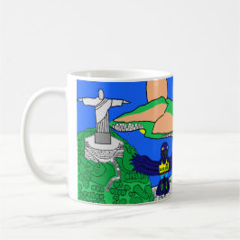 Taza De Café Animales del mundo, Brasil: Hyacinth Macaw