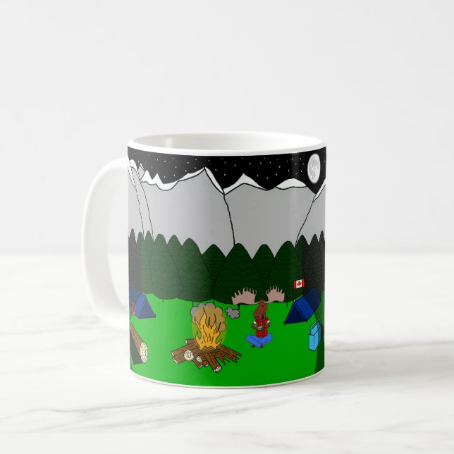Taza De Café Animales del mundo, Canadá: Moose (Anverso izquierdo)