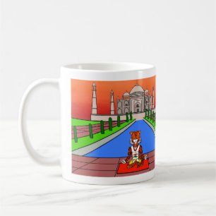 Taza De Café Animales del Mundo, India: Tigre