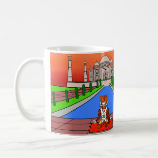 Taza De Café Animales del mundo, India: Tigre