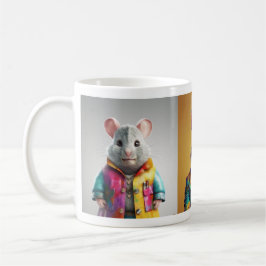 Taza De Café Animales del Orgullo: Chinchilla, conejo, pingüino