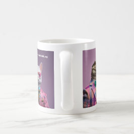Taza De Café Animales del Orgullo: lagarto, dinosaurio, gato