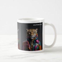 Taza De Café Animales del Orgullo: León, jirafa, Jaguar