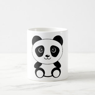 Taza De Café Animales divertidos de oso panda oso panda oso pan