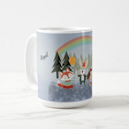 Taza De Café Animales festivos