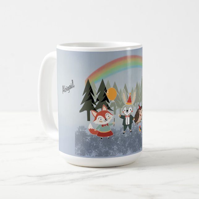 Taza De Café Animales festivos (Anverso izquierdo)