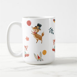 Taza De Café Animales festivos