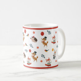 Taza De Café Animales festivos