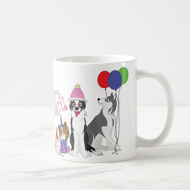 Taza De Café Animales fiestas (Derecha)