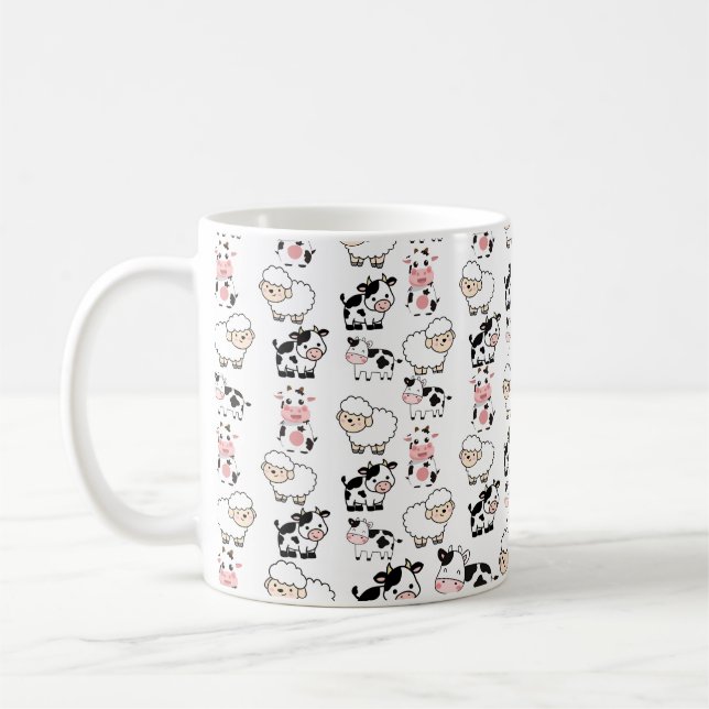 Taza De Café animales lindos (Izquierda)
