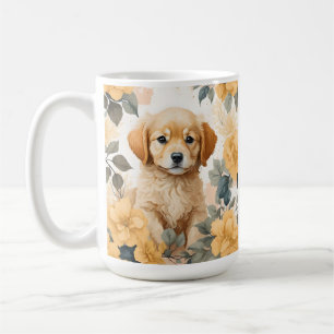Taza De Café Animales para bebés   Cachorro de Golden Retriever