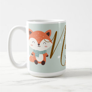 Taza De Café Animales personalizados del bosque invernal