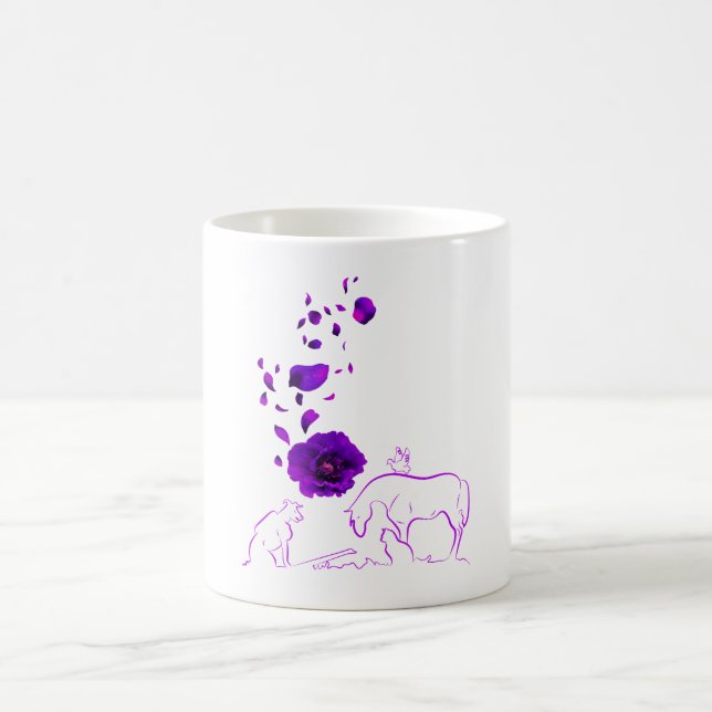 Taza De Café Animales Que También Sirvieron Como Monumento A La (Centro)