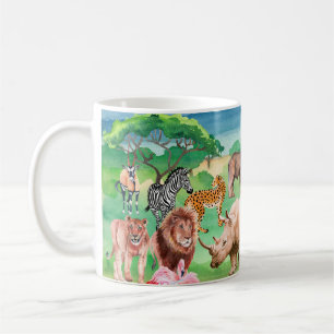Taza De Café Animales silvestres de África al fondo del mar
