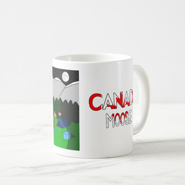 Taza De Café Animals of the World, Canada: Moose (Anverso derecho)