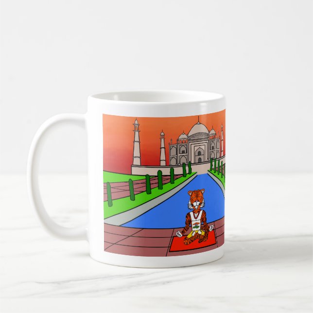 Taza De Café Animals of the World, India: Tiger (Izquierda)