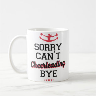 Taza De Café Animar Porristas Lo siento No puedo Porristas Comp