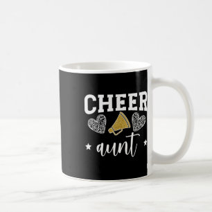 Taza De Café Animar tías corazones animar tía de una porrista