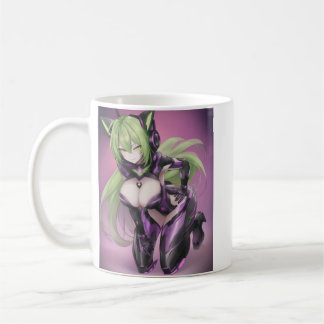 Taza De Café Anime Android Catgirl