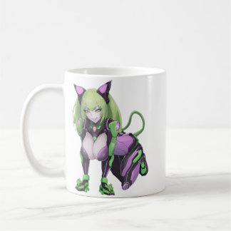 Taza De Café Anime Catgirl