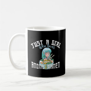 Taza De Café Anime Chica Camisa Sólo Un Chica Que Ama A Anime Y