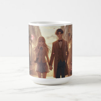Taza De Café  Anime Couple Valentine's Day Mug