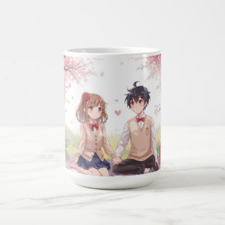 Taza De Café Anime Couple Valentine's Day Mug