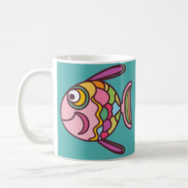 Taza De Café anime de pescado