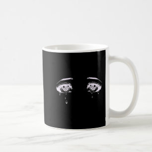Taza De Café Anime Eyes Pastel Gótico Tee estético