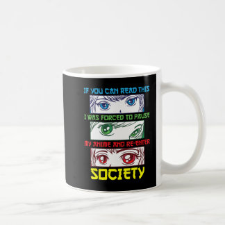 Taza De Café Anime Fan Viendo Anime Phrase Fun Anime Lover