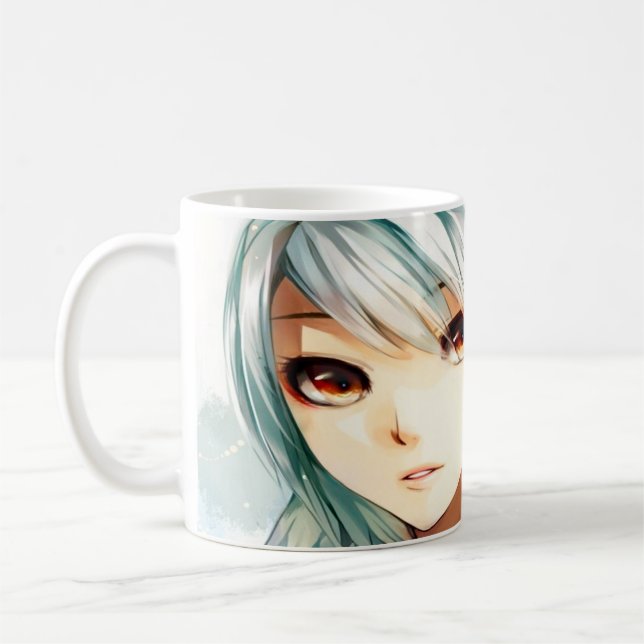 Taza De Café Anime girl art (Izquierda)