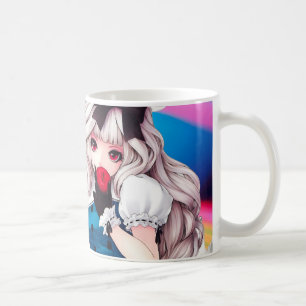 Taza De Café Anime Girl Art