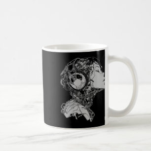 Taza De Café Anime Ilustracion gráfico de auriculares en Manga