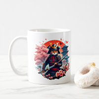 Anime japonés vintage de guerrero gráfico samurai