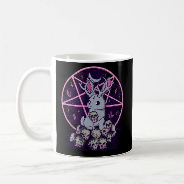 Taza De Café Anime Kawaii Baphomet Pastel Gótico Emo Punk Jacka (Izquierda)