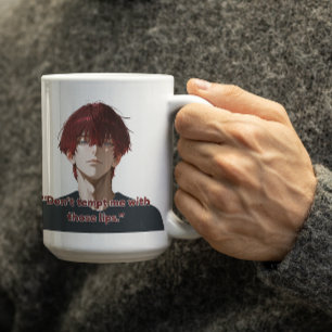 Taza De Café Anime Red Hair Guy