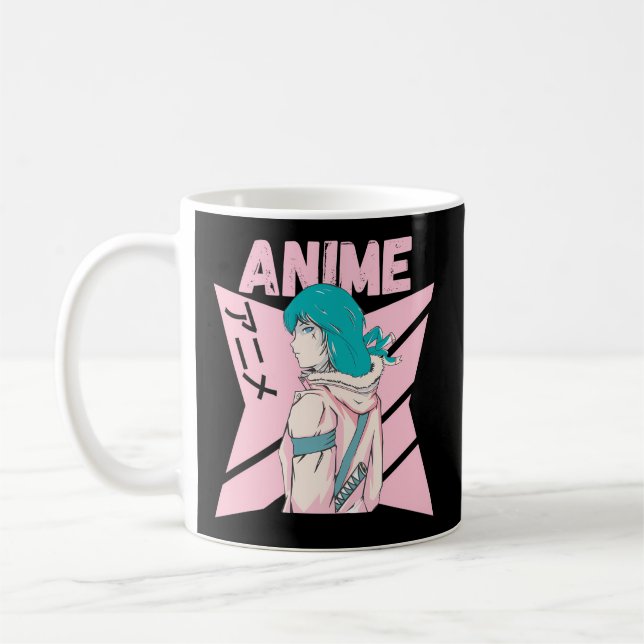 Taza De Café Anime seguro - Anime kanji (Izquierda)