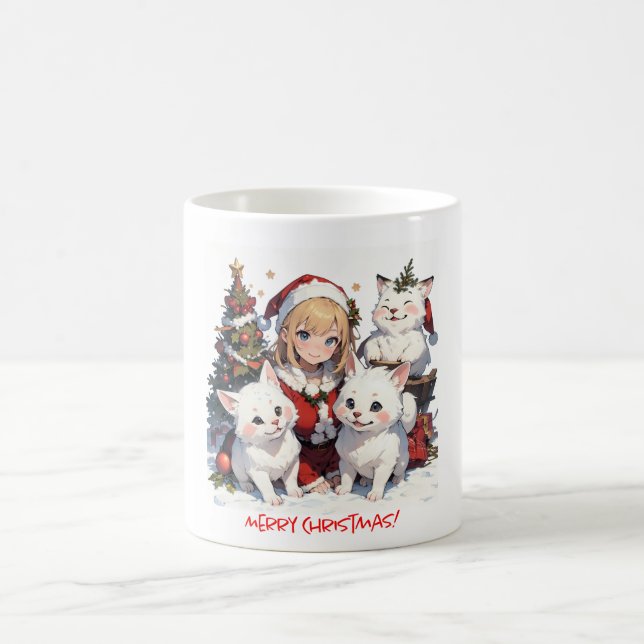 Taza De Café Anime Weihnachtstasse  (Centro)