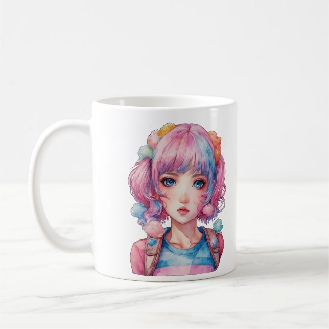 Taza De Café Anime y Dolphin Mug (Izquierda)