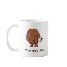 Ánimo con este Personaje de Grano de Café