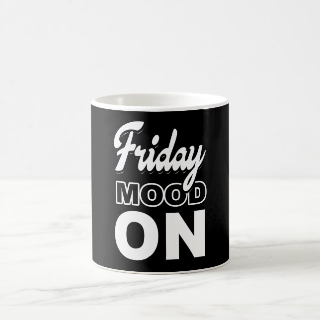 Taza De Café Ánimo de viernes activado (Centro)
