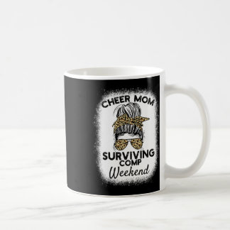 Taza De Café Ánimo Mamá Sobreviviendo Fin de Semana de Competen