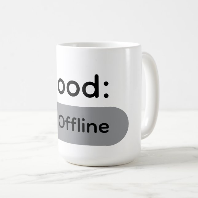 Taza De Café Ánimo: MCoffee Mug fuera de línea (Anverso derecho)
