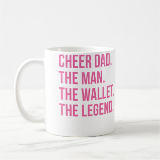 Taza De Café Ánimo Papá Rosa Porristas