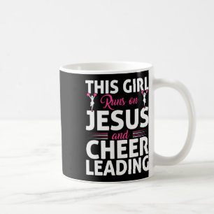Taza De Café Ánimo Porristas Jesús Fe Cristiana Esta Chica