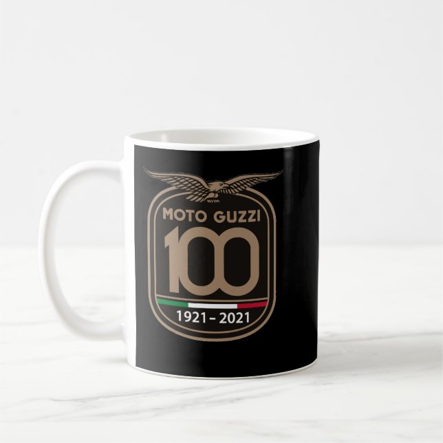 Taza De Café Aniversario 100 de Moto Guzzi Yeahh Classic (Izquierda)
