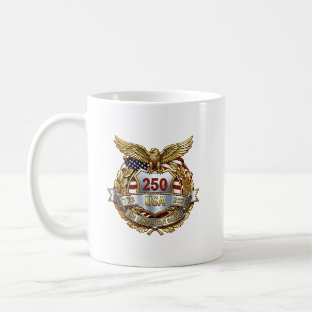 Taza De Café Aniversario 250 de América (Izquierda)